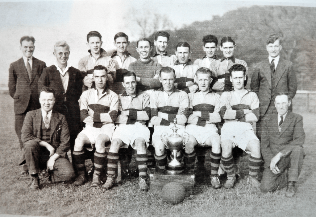 The Darvel Bluebell Scottish juvenile football team in 1933.