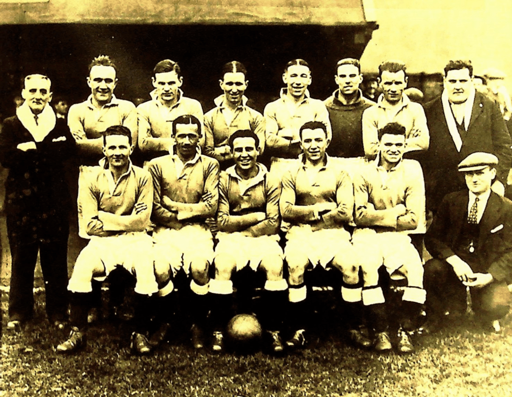 A Darvel Juniors team photograph from the mid-1930s; archive records differ between the 1933–34 and 1934–35 seasons.