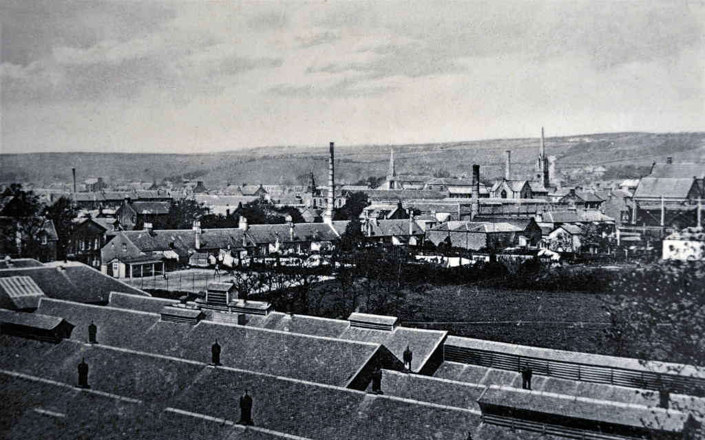 Factory roofs. Date unknown.