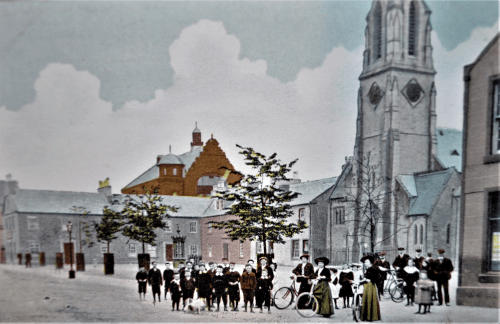 Gathering at Hastings Square. Date unknown